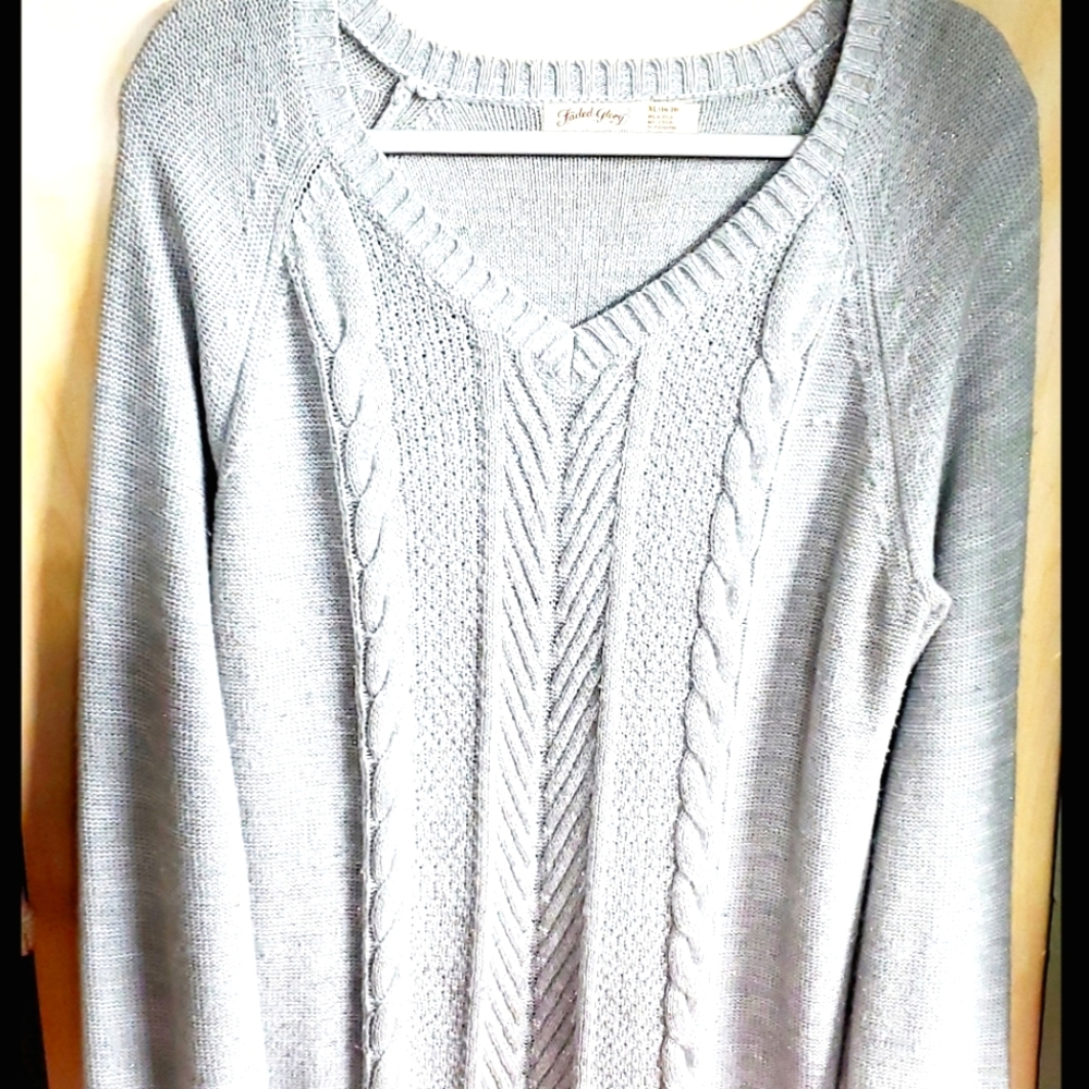 Vintage 1991 Faded Glory ladies Sweater XL (16-18)